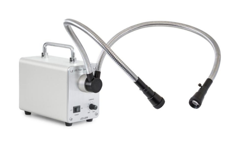 Doppel-Schwanenhals-Beleuchtung 20W LED, 6400K, 540mm