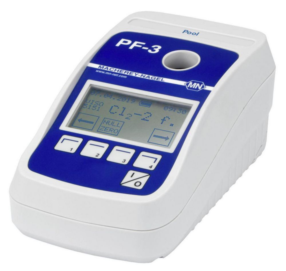 Kompaktphotometer PF-3 Pool | Typ: PF-3 Cl2/pH/Cya/TA, Wellenlänge: 450/530/590 nm, Genauigkeit: ±2 nm