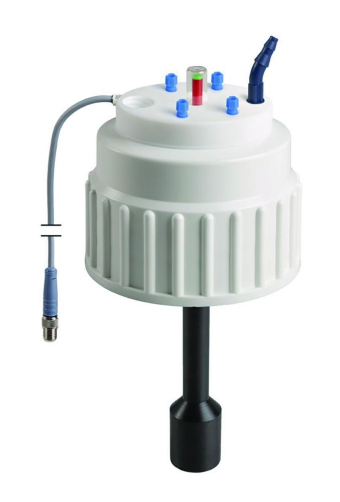 SafetyWasteCap 83B m.integ.Füllstandssensor,2x2.3/3.2mm AD,1x6.4mm ID (Leak), inkl. Dichtkegel, Fittings und Signalkabel