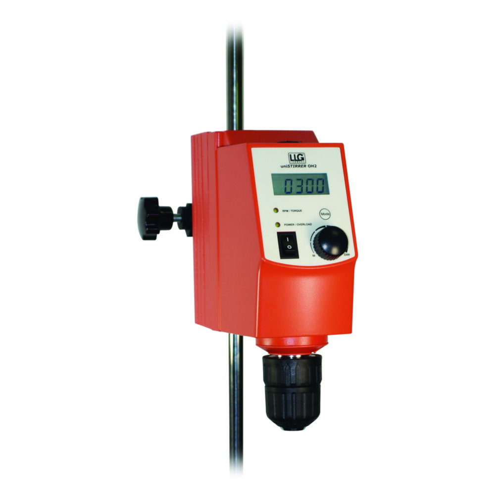 Rührwerk LLG-uniSTIRRER OH2, digital | Typ: LLG-uniSTIRRER OH2, Max. Rührmenge: 20 l, Max. Viskosität: 10000 mPa·s