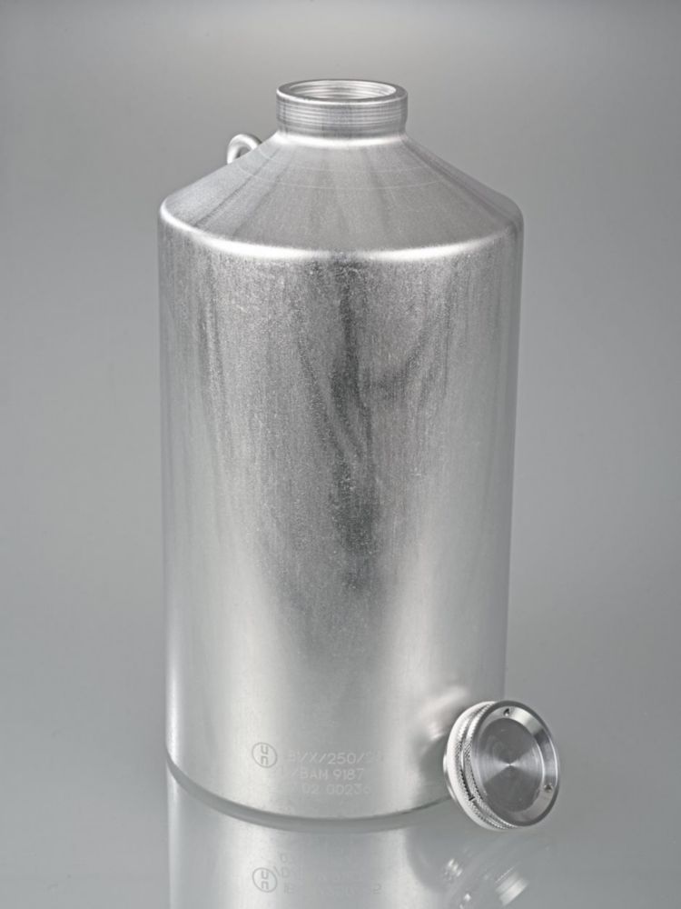 Aluminiumflasche 1250 ml mit UN-Zulassung