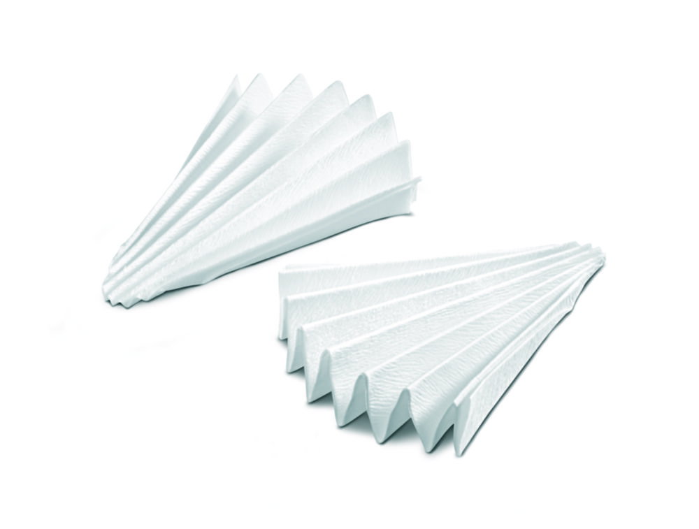 Technisches Filtrierpapier Sorte 6, qualitativ, Faltenfilter