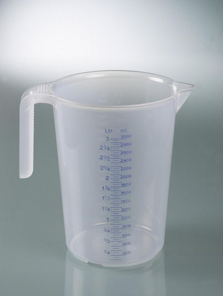 Messkanne Industrie, 3000 ml stapelbar, Ø 175mm, Höhe 238mm