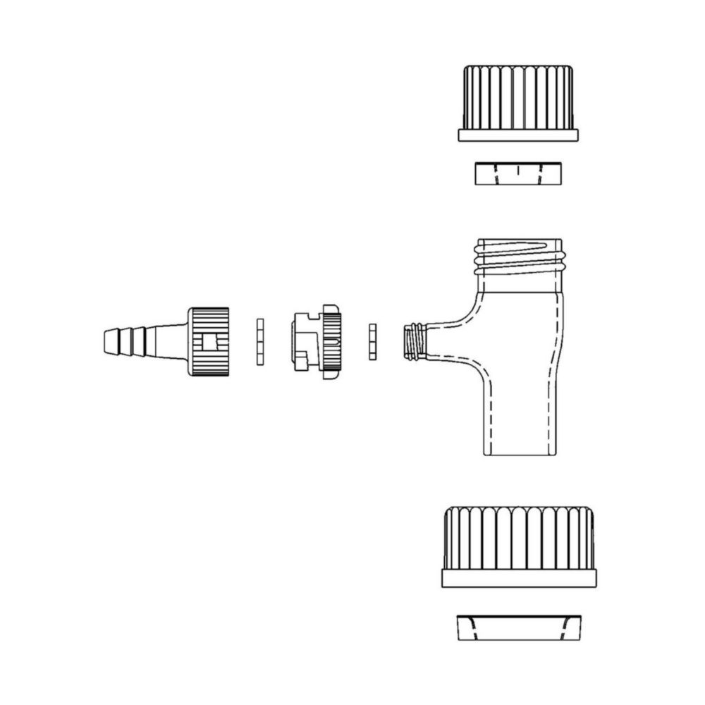 WHEATON-Filtereinheit 47mm mit Adapter 40/35 (419505)