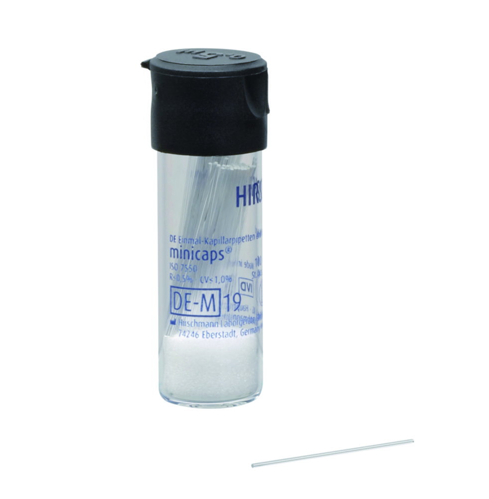 Mikro-Einmalpipetten, DURAN®, minicaps® end-to-end
