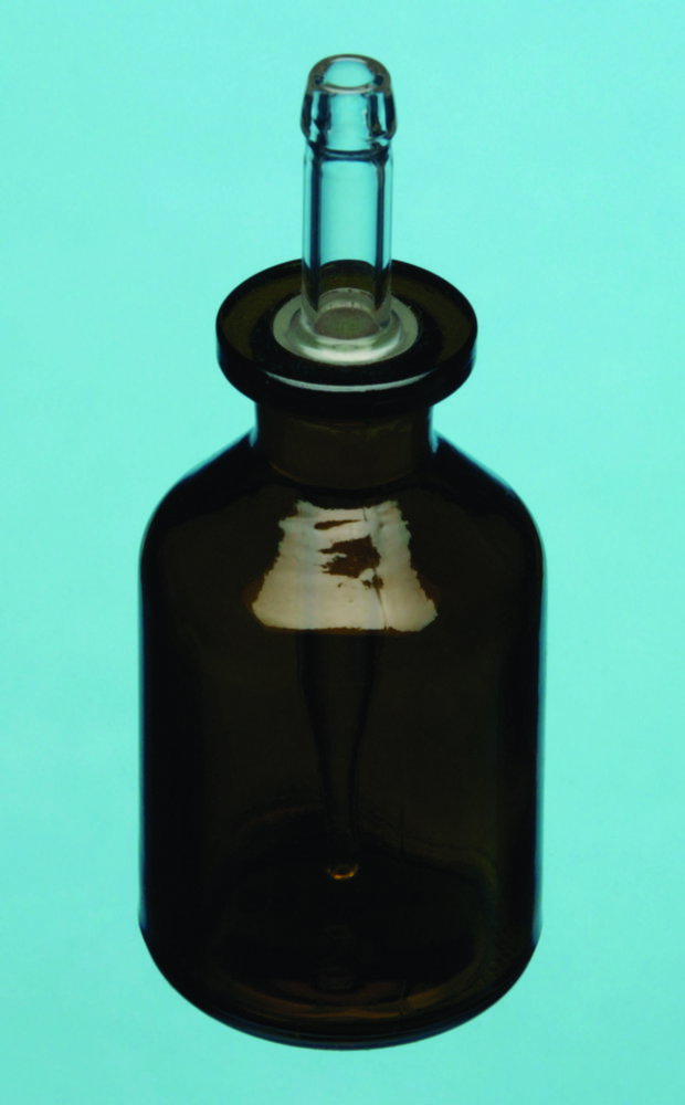 Tropfflaschen, Pipettenflaschen, Kalk-Soda-Glas, braun