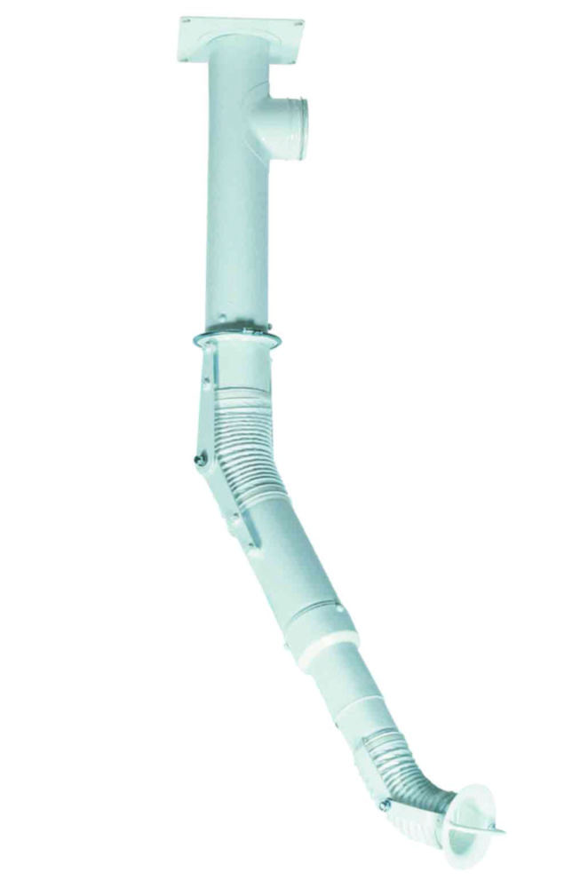 Absaugung für Labortische mit Teleskoparm 1500 x 75 mm MXT1500-75
