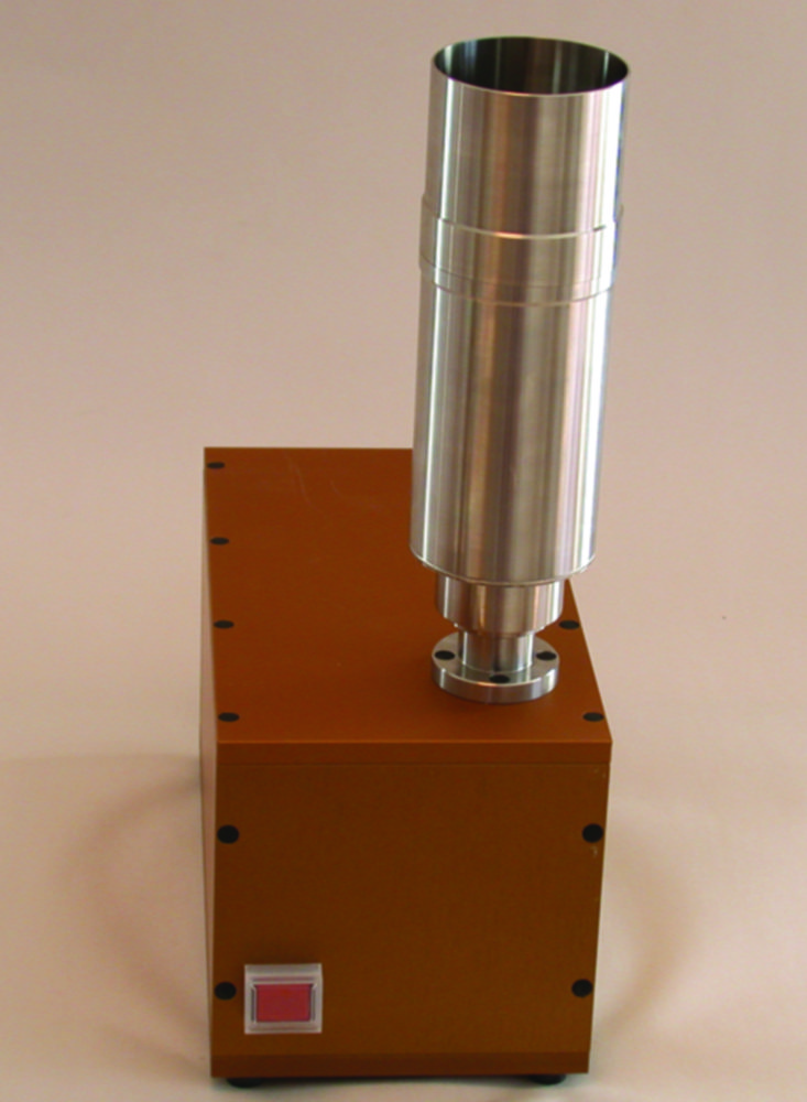 Milchpulver-Stampfvolumeter Messzylinder 500 ml aus Messing automatisches Programm 25 UpM/30 Sec., 230V/50Hz