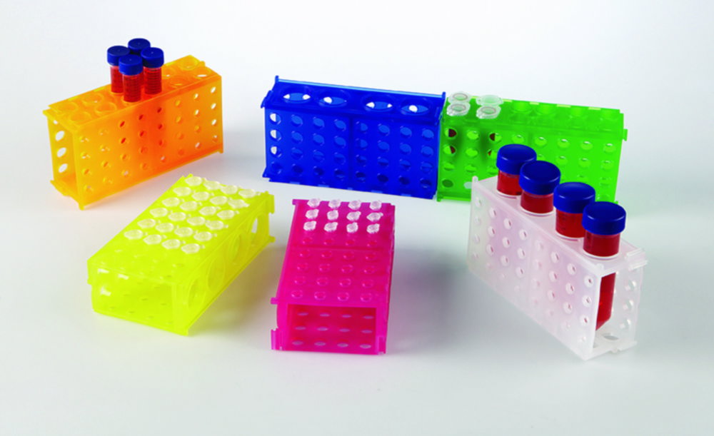 Reaktionsgefäßständer, PP, für 4-Gefäßgrößen