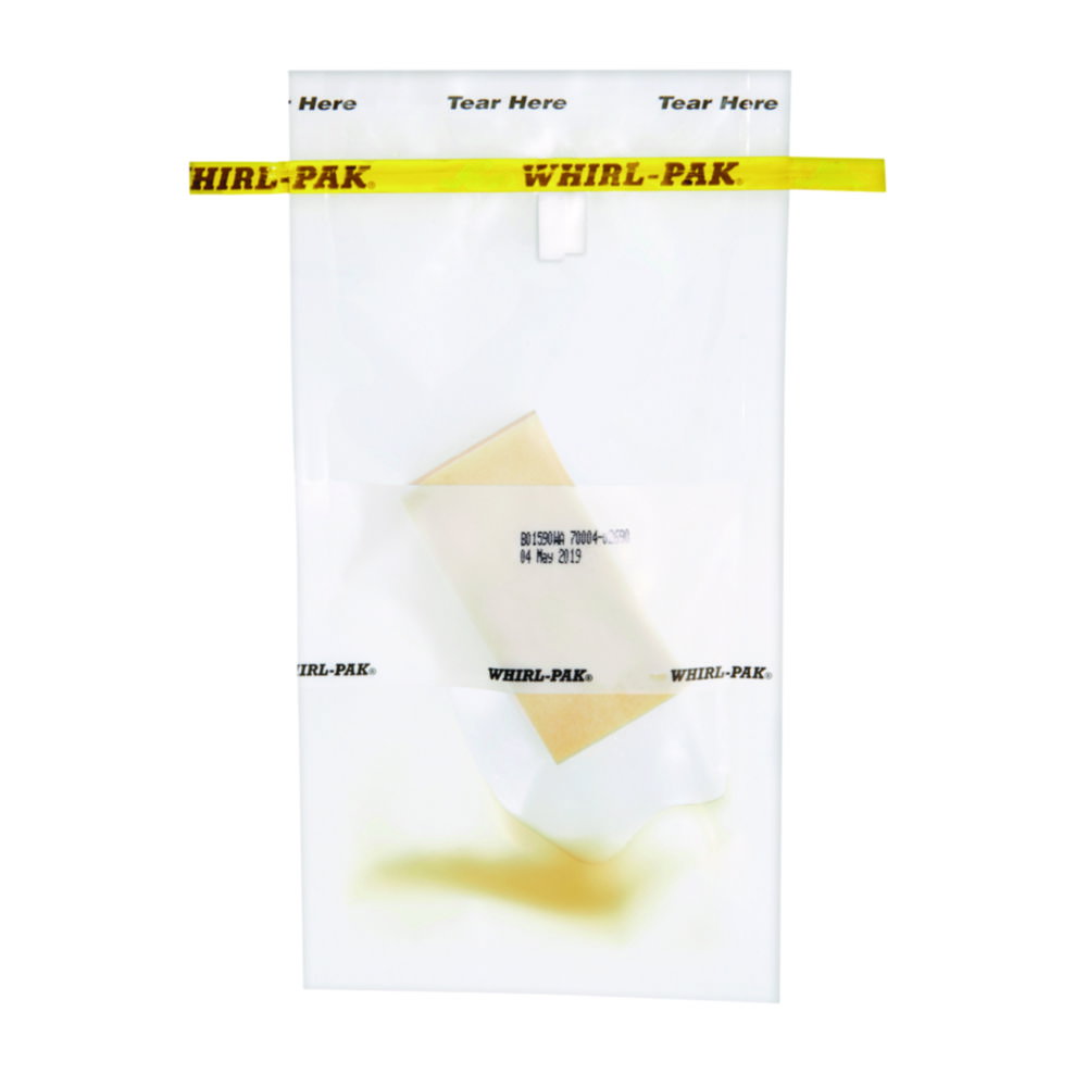 Probenbeutel Whirl-Pak® PolySponge™, mit PU-Schwamm (hydratisiert)