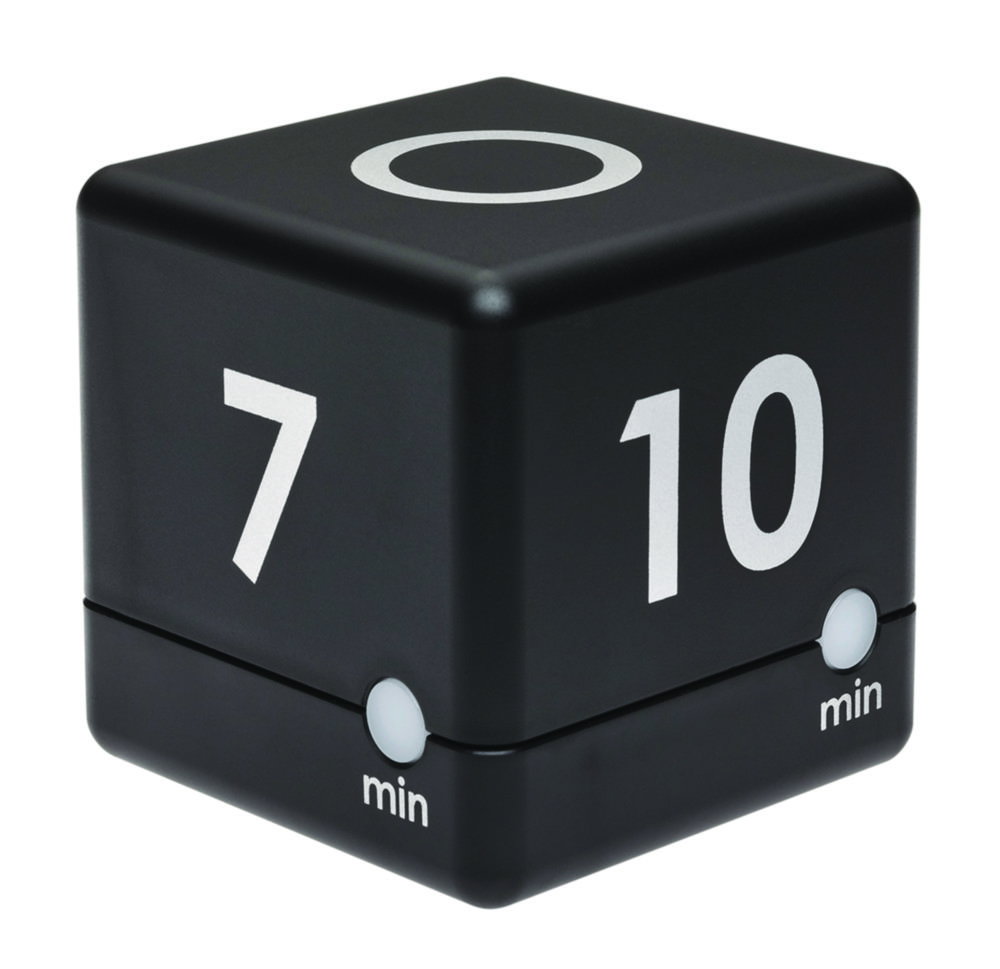 Kurzzeitwecker CUBE TIMER, schwarz