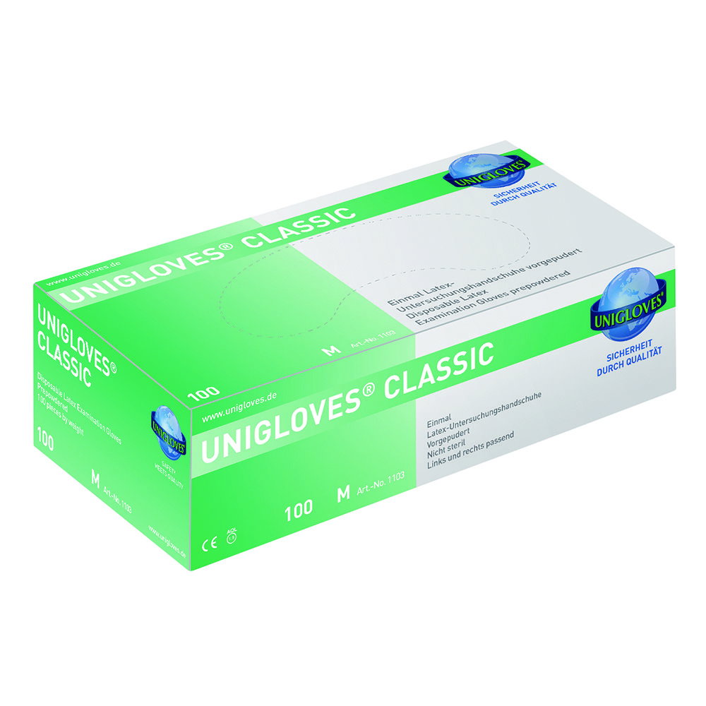 Einmalhandschuhe Classic, Latex, gepudert