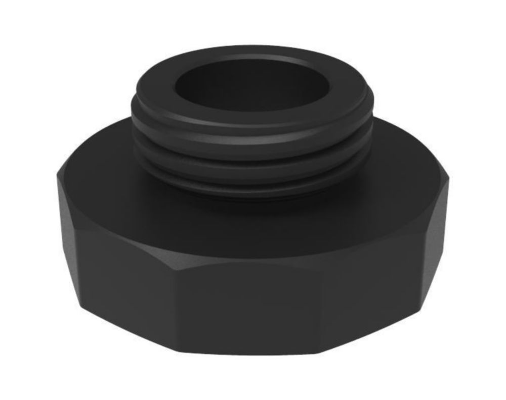 Gewindeadapter S90 (w) - S60 (m) PE-HD, elektrisch leitfähig