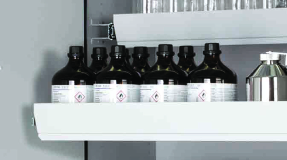 Auszugswanne Standard 60kg 29L St.bl. besch.gl. RAL7035 Q90 S90 1200mm