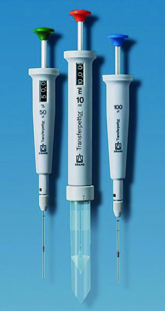 Einkanal-Mikroliterpipette Transferpettor Fix, mit Glaskapillaren