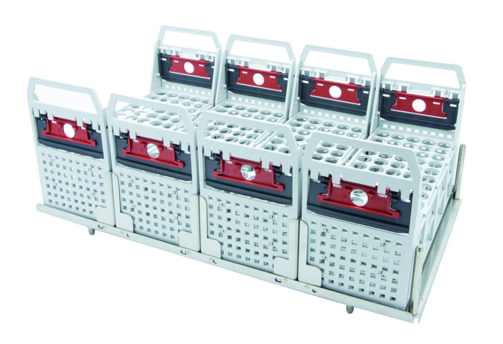 Tablare mit Testglaseinsätzen