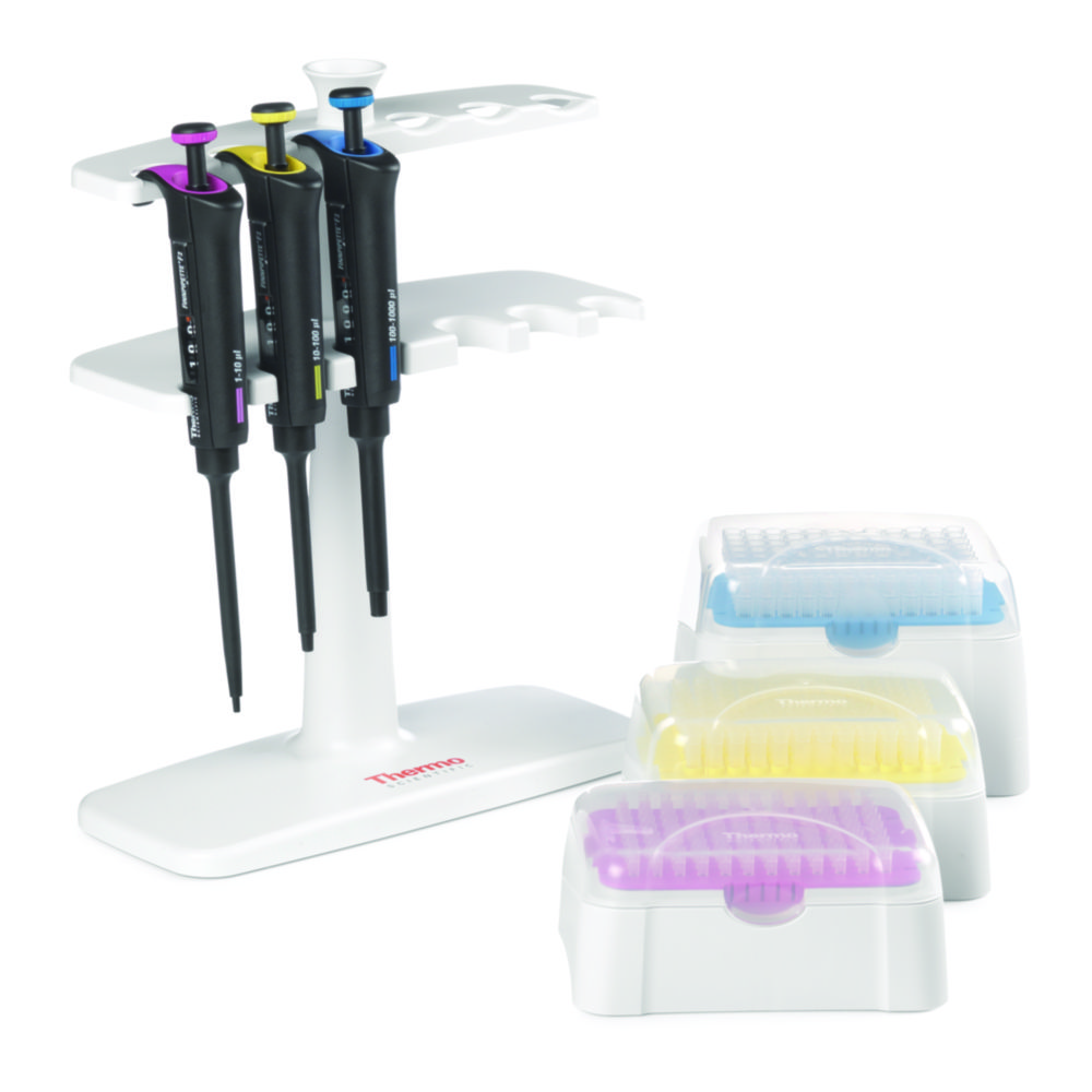Einkanal-Mikroliterpipetten Finnpipette™ F2 GLP Kit