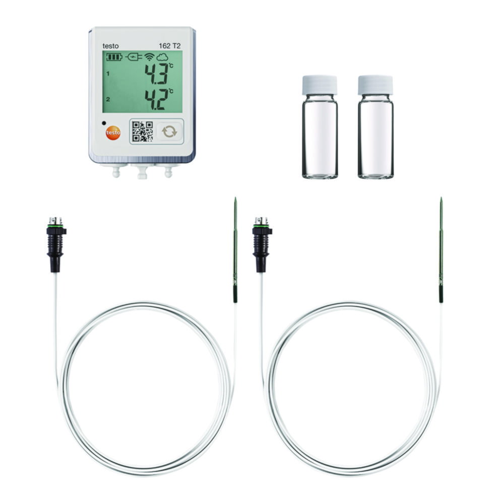 Online-Temperatur-Datenlogger testo 162 Kühlschrank-Set