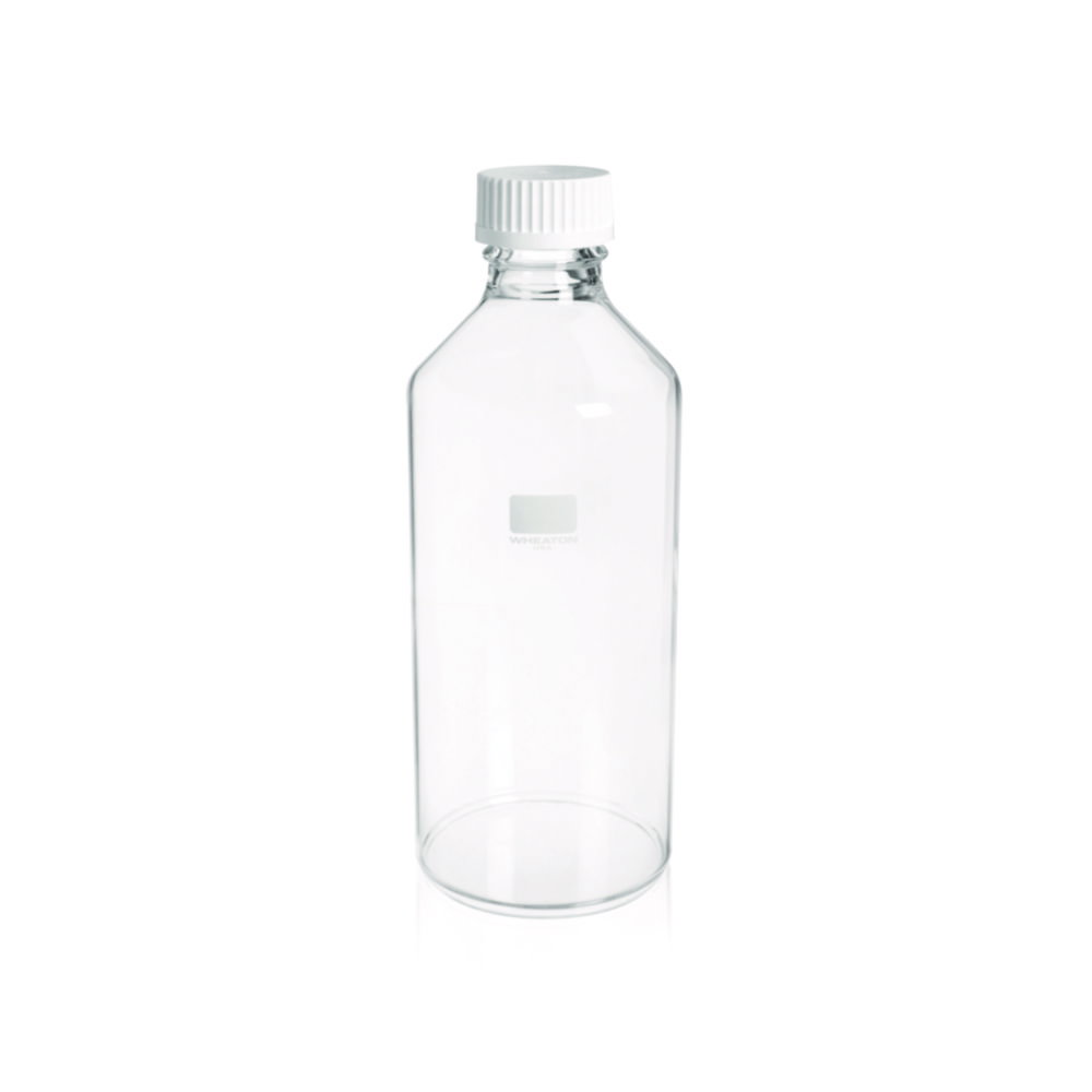 Rollerflaschen WHEATON®, Borosilikatglas, mit Schraubverschluss, PP