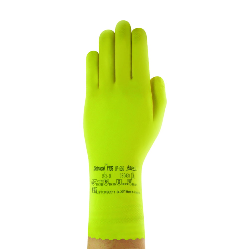 Chemikalienschutzhandschuh, UNIVERSAL™ Plus, Latex