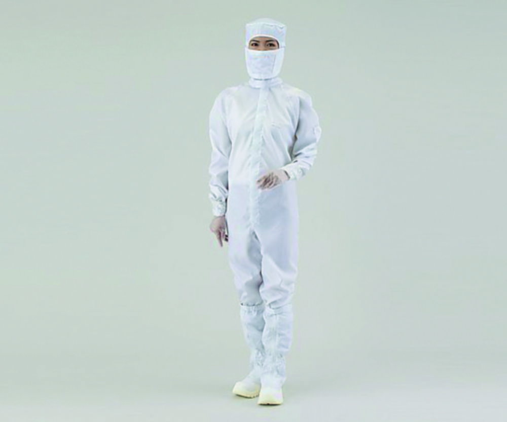 Overall für Reinraum ASPURE, Polyester, mit integrierter Haube