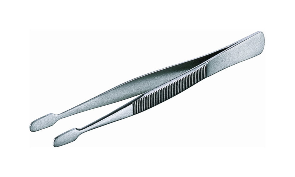Deckglaspinzetten, Stahl vernickelt