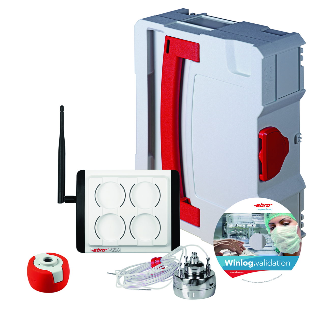 Temperatur-/Druckdatenlogger EBI 12 Validierungsset SL 3001