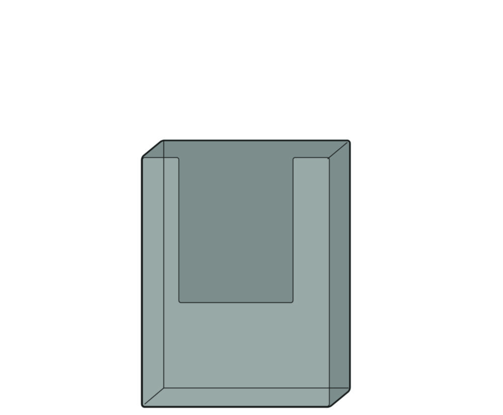 Dokumentenhalter DIN A5 PS all(e) 590-1555mm
