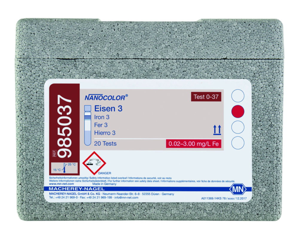 Rundküvettentests NANOCOLOR® Eisen