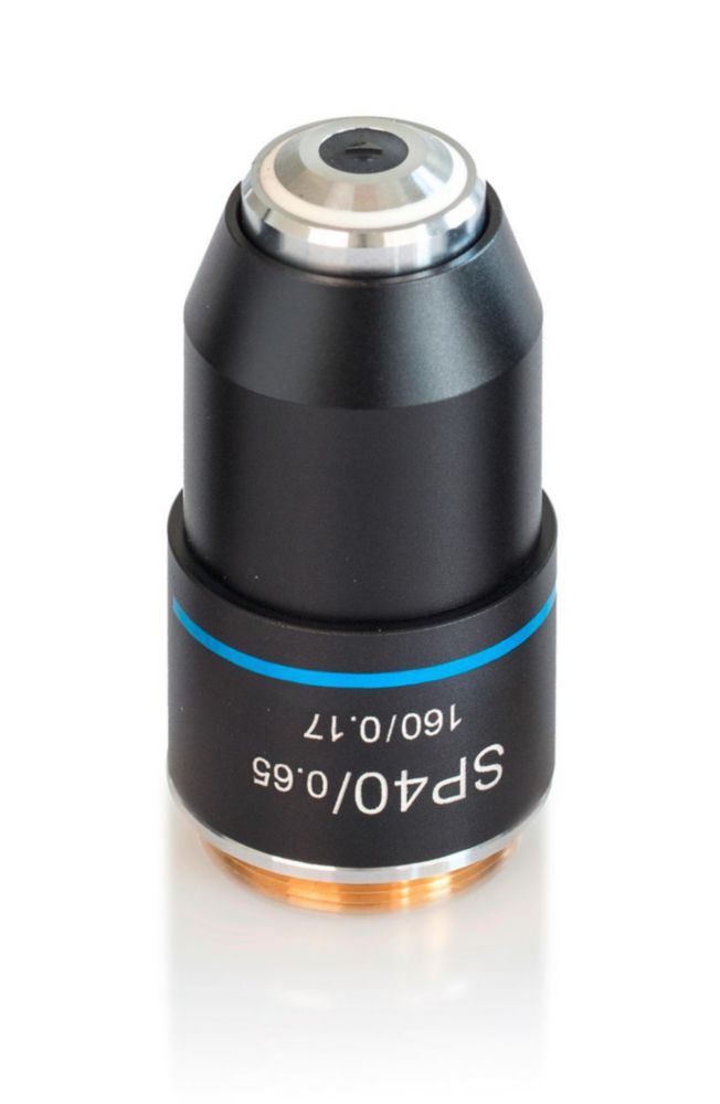 Achromatisches Objektiv E-Plan 40 x /0,65 W.D. (gefedert) (0,85 mm), Anti-Fungus