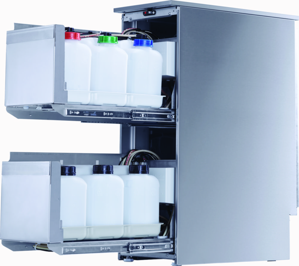 Dosierschrank PG 8596, AE DOS 835 x 300 x 600 mm (HxBxT), 2 Auszugsschubladen