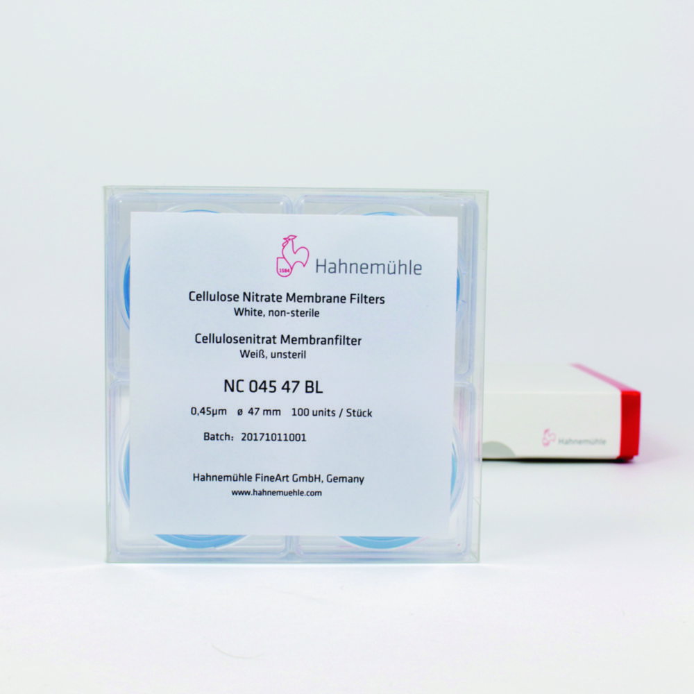 Membranfilter, Cellulosenitrat, unsteril