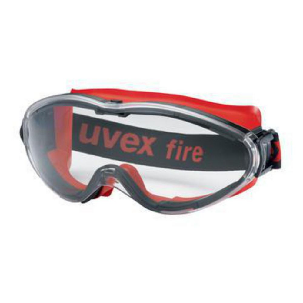 Vollsichtbrille ultrasonic 9302 Farbe:rot/schwarz, Scheibe:farblos/UV 2-1.2 supravision HC-AF
