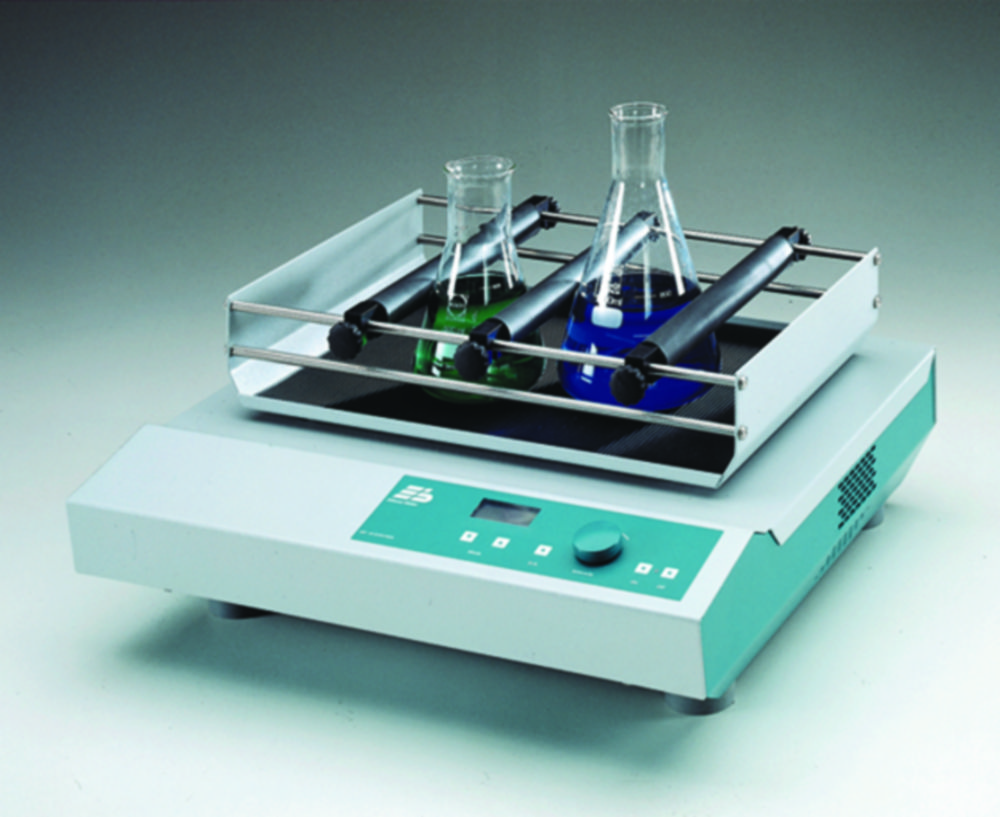 Kompaktschüttler KS 15 A control Kreisbewegung/Digitalanzeige mit Aufsatz Combifix KS