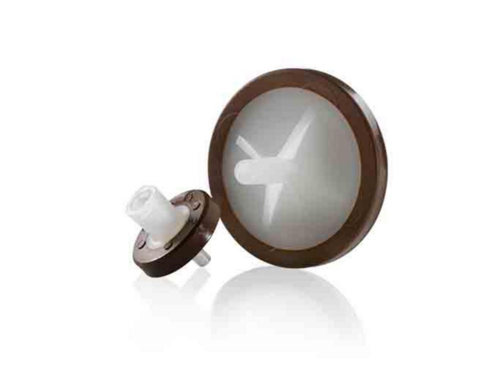 Gebrauchsfertige Filtereinheit Hellbraunrand, 0,45 µm Luer-Ausgang SPARTAN 13/0,45 RC, VE=500