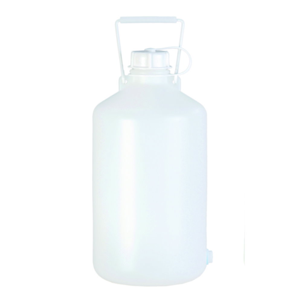 Ballonflasche, HDPE | Nennvolumen: 10 l, Abmessungen (ØxH): 210 x 427 mm, Ø Hals innen: 50 mm