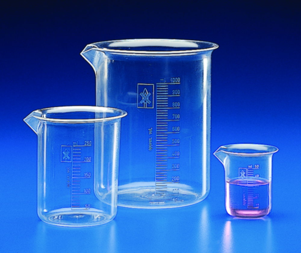 Becher, PMP (TPX®), niedrige Form