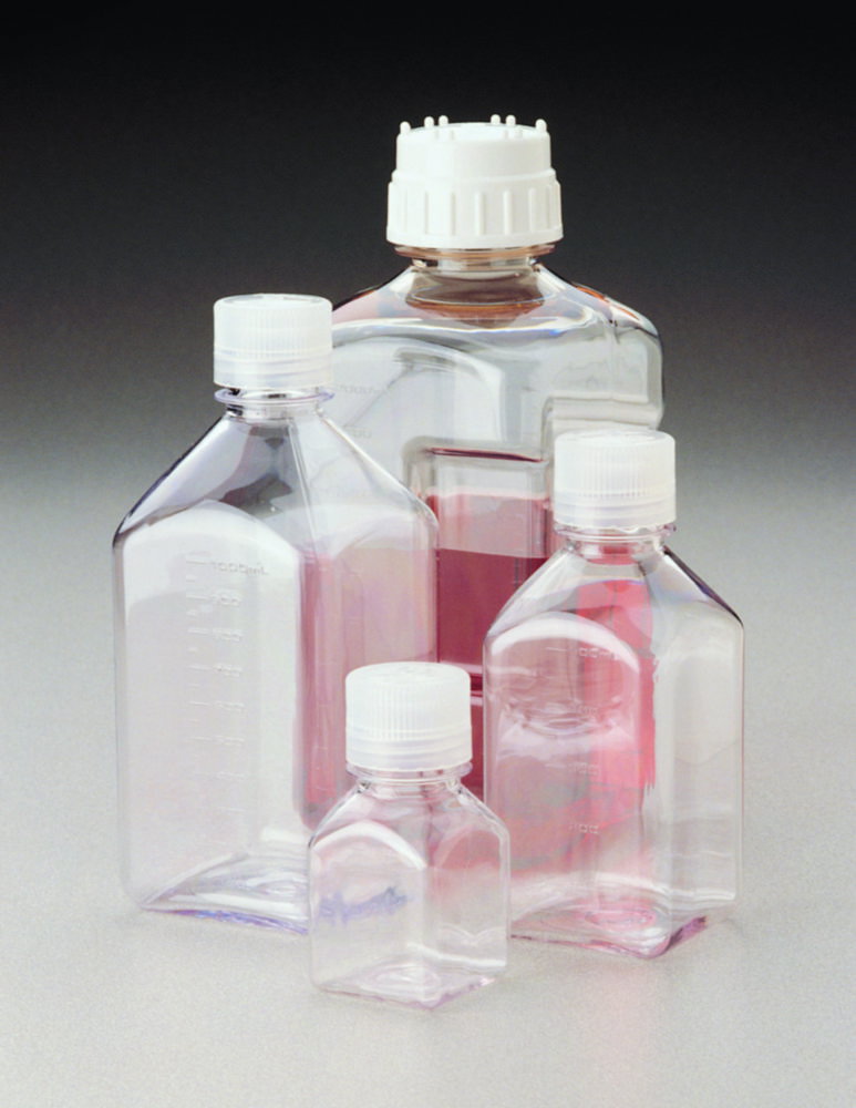 Nährmedienflaschen Nalgene™ Typ 2015, PC, mit Schraubverschluss, PP