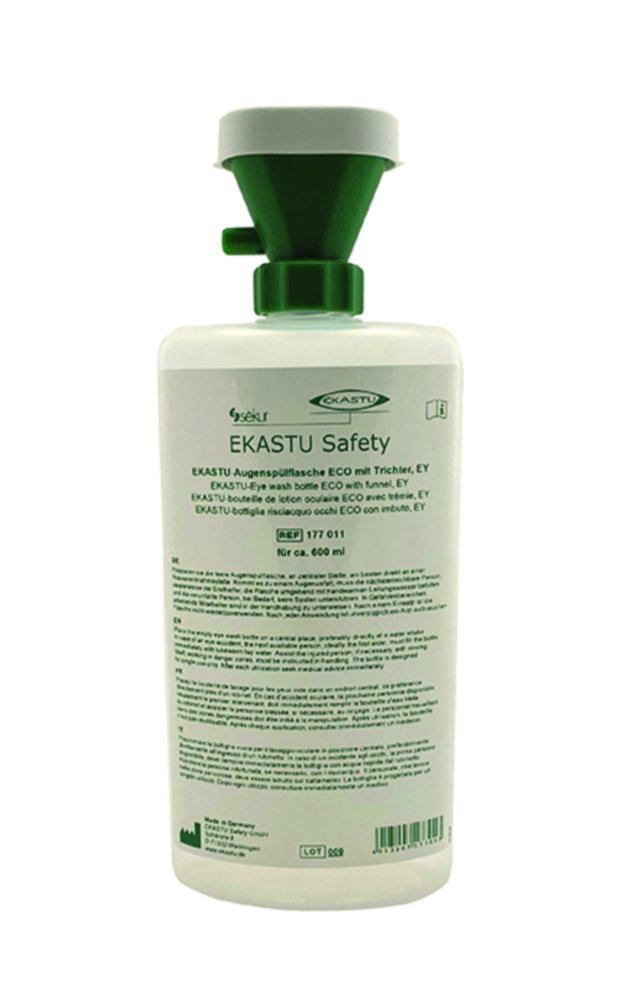 EKASTU-Augenspülflasche ECO 600ml, mit Trichter, leer