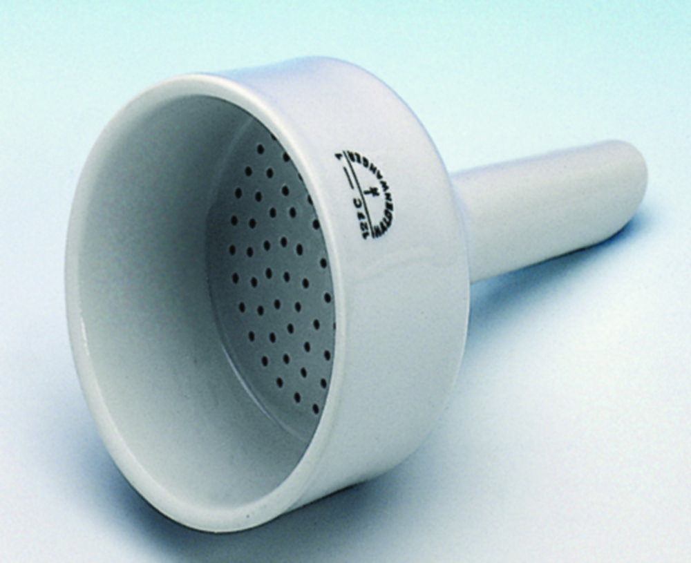 Büchnertrichter, Porzellan