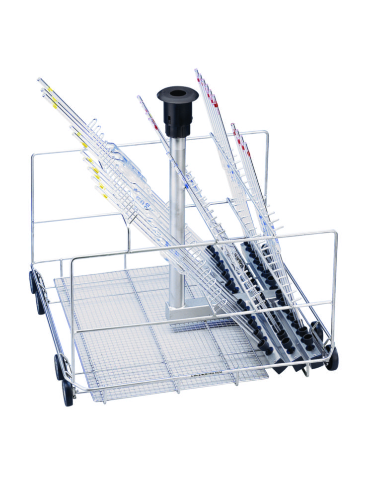 Injektorwagen E 404/1 f. 38 Pipetten in 3 Reihen