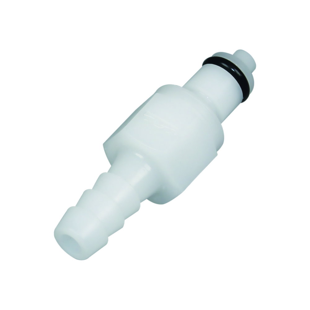 Schnellverschluss-Kupplungsstecker mit Ventil, PMC-Serie, Acetal