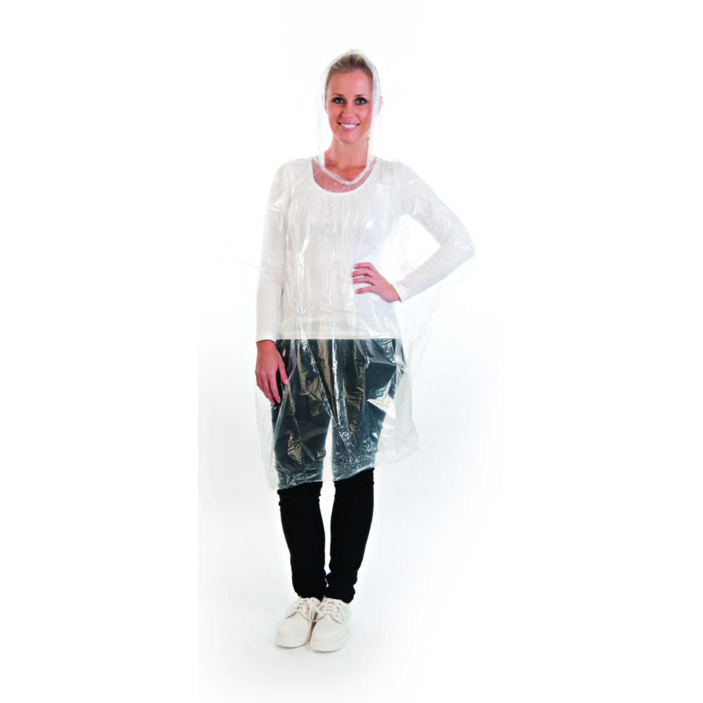 Poncho, transparent, PE