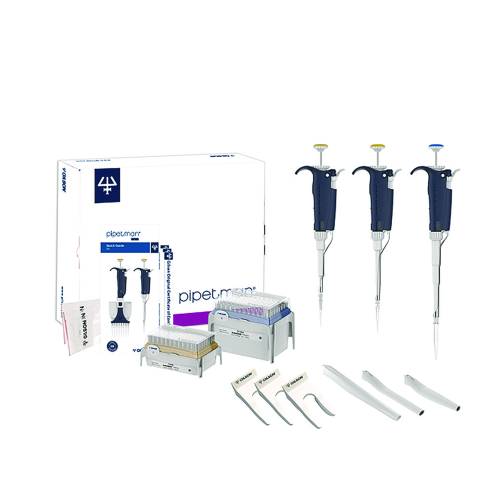 Einkanal-Mikroliterpipetten, Pipetman® L, variabel, Starter Kits