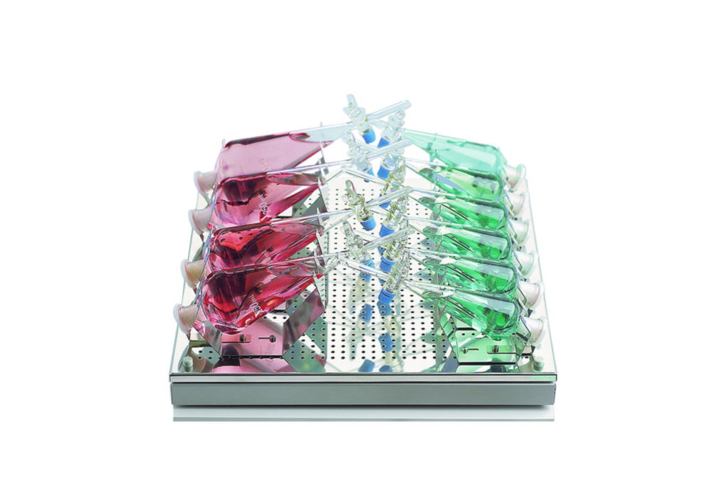 Klammern für Scheidetrichter für Schütteltablare, Edelstahl