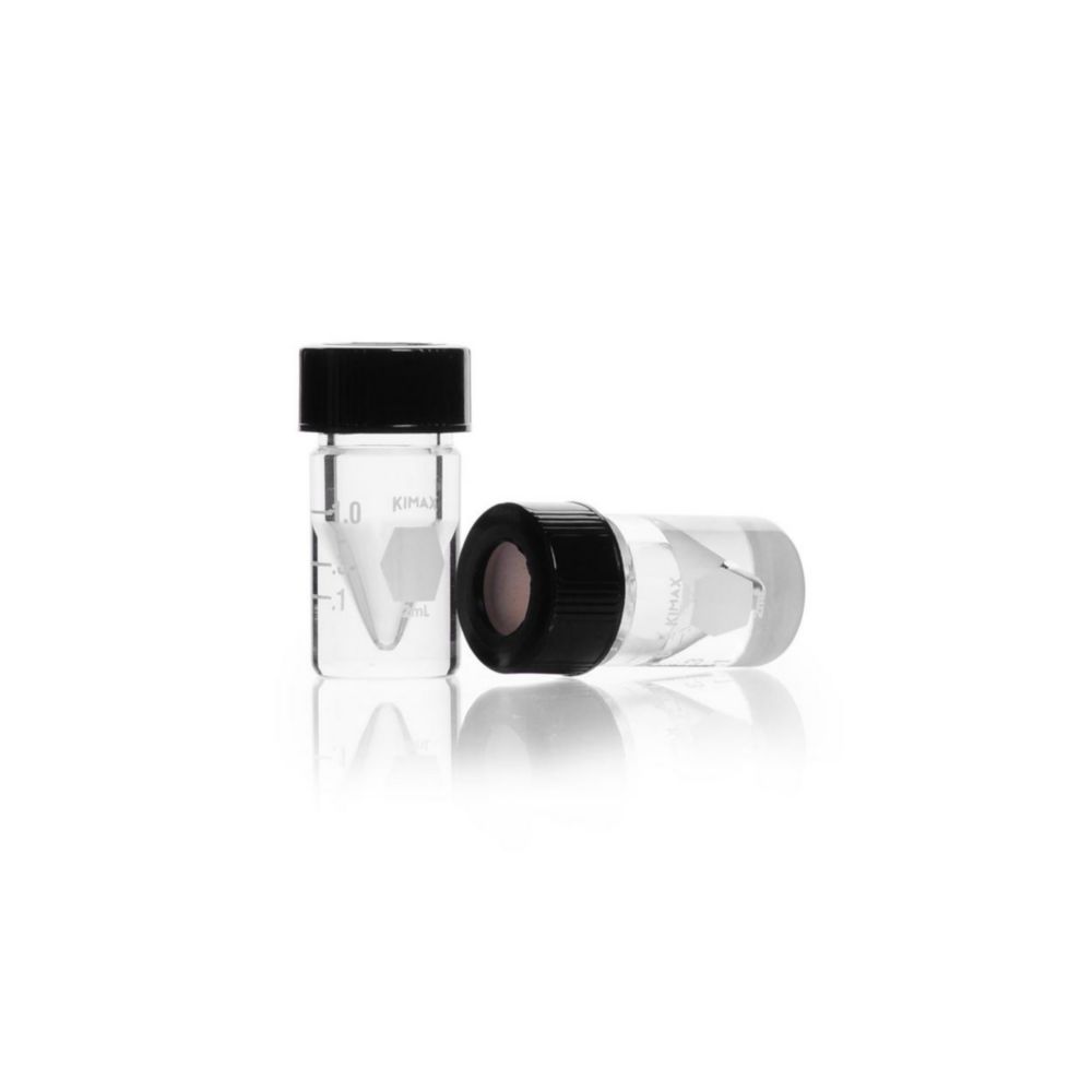 Probenröhrchen ACCUFORM® 2ml klar, graduiert, mit offenem Verschluss VE=12