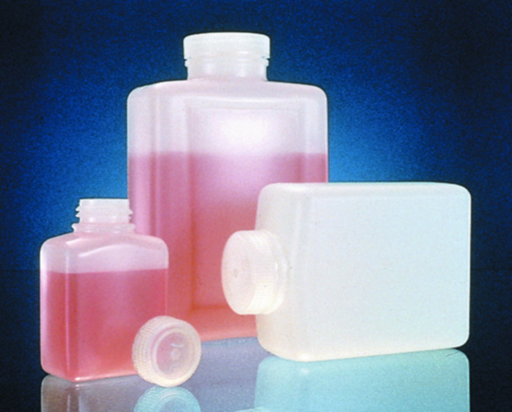 Vierkantflaschen Nalgene™ Typ 2007, HDPE, mit Schraubverschluss, PP