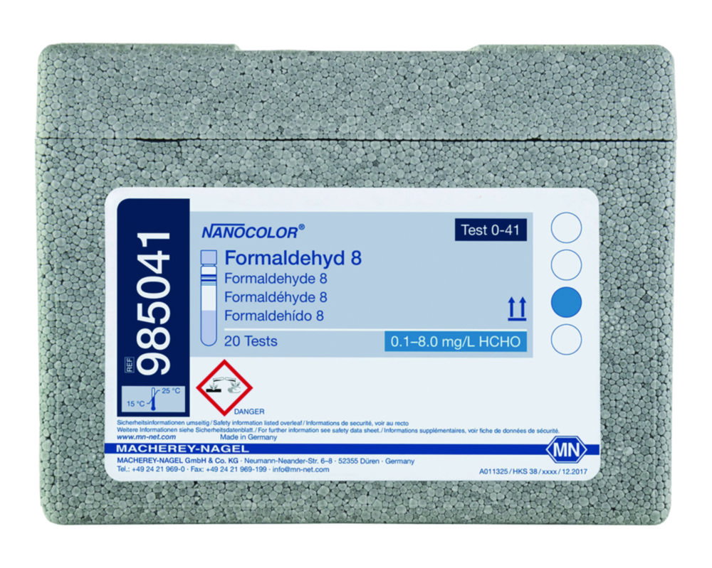Rundküvettentests NANOCOLOR® Formaldehyd