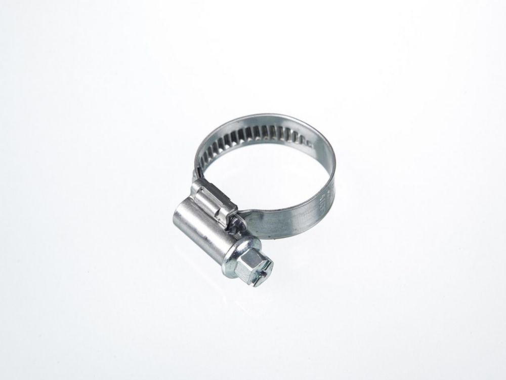 Schneckengewinde-Schellen Ø 16-25 mm Stahl 1.4016, Schraube verzinkt VE=10