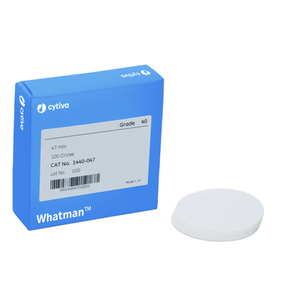 Filtrierpapiere Typ 40, quantitativ, Rundfilter